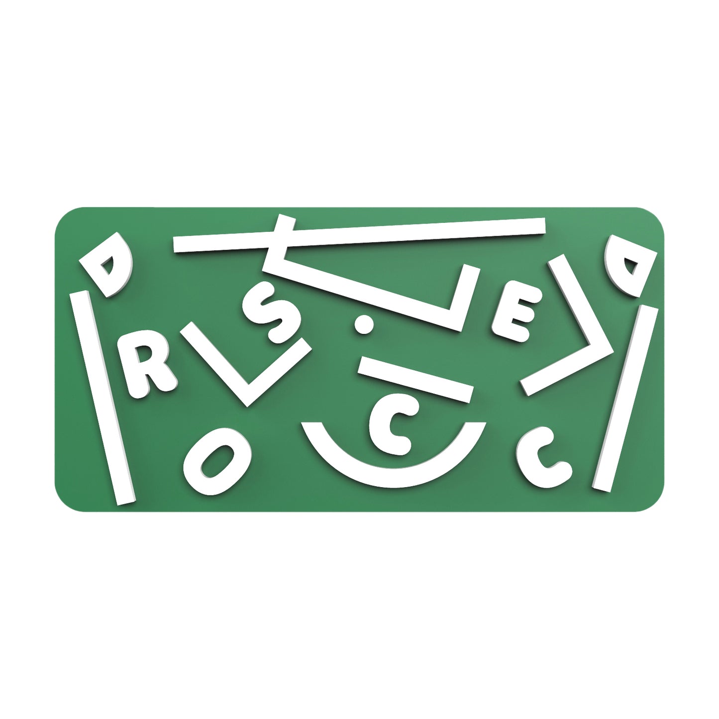 HATT - Green Abstract Soccer Field Interchangeable Patch