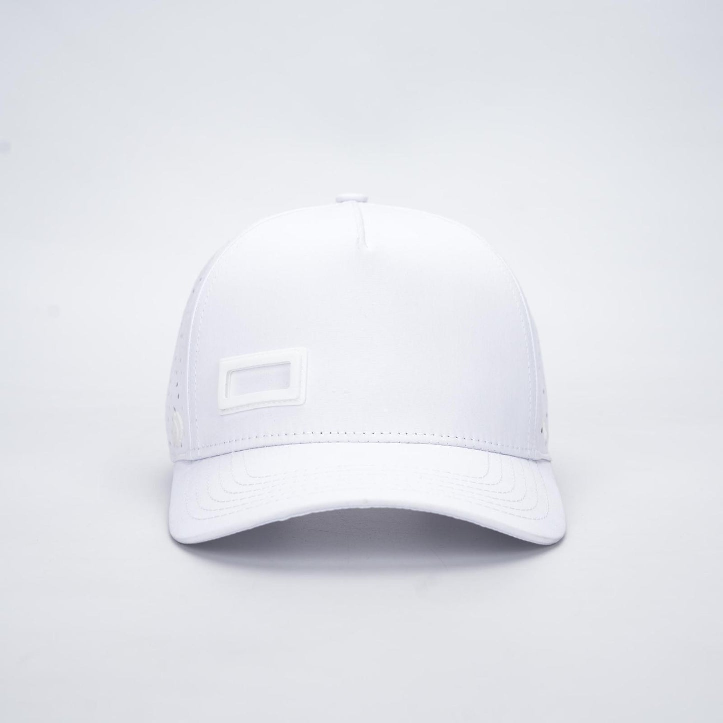 White unisex premium hat with interchangeable patch - HATT Fashion